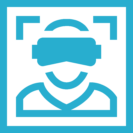 Virtual Reality VR in Paderborn Logo.