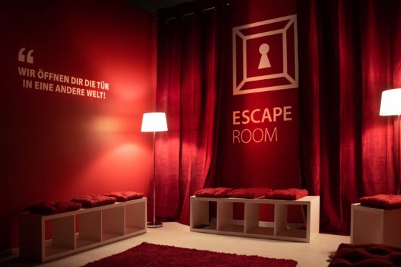 Der Vorbereitungsraum für Escape Rooms in Paderborn.