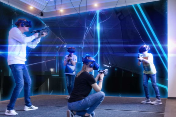 Towertag als Virtual Reality Spiel in der VR ARENA Paderborn.